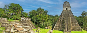 ancient water filtration system in Tikal